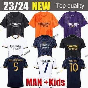 3XL 4XL 23 24 BELLINGHAM Fußballtrikots 2023 REAL MADRIDS VINI JR ENDRICK CAMAVINGA MBAPPE RUDIGER MODRIC KROOS TCHOUAMENI VALVERDE MÄNNER KINDER Hemduniformen