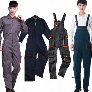 Arbeit Overall Uniformen Männer Frauen Arbeitsoveralls Schweißen Anzug Auto Reparatur Werkstatt Mechaniker Plus Größe Kleidung Lager Arbeitskleidung P2Fp #