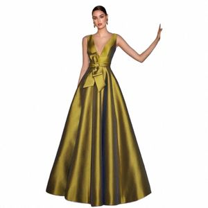 Elegante madre della sposa Dres scollo a V maniche abiti da festa di nozze A-Line pavimento-lunghezza Vestido J0iB #