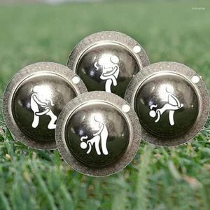 Figurine decorative Pallina da golf Marker Timbro Stencil Strumento personalizzato per uomo Divertente disegno di allineamento del timbro per adulti
