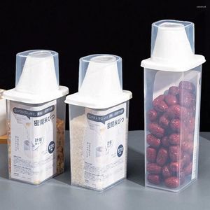 Bottiglie di stoccaggio Contenitore per alimenti con barattolo ermetico sigillato trasparente a prova di umidità da 870/1200 ml