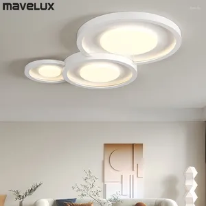 Ceiling Lights Modern White Chandelier Bedroom Dining Living Room Kitchen Lamp Indoor Light Home Decoration Lighting Fixtures