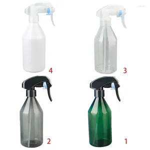 Storage Bottles 300ml Clear Plastic Refillable Empty Bottle Fine Trigger Sprayer Leak-Proof Liquid Container Atomizer For Plants