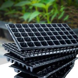 Pots Hot Sale Thickened Deepened Seedling Trays 21/32/50/72/98/105/128/200 Hole Plastic Grow Trays For Vegetable Flower Planting
