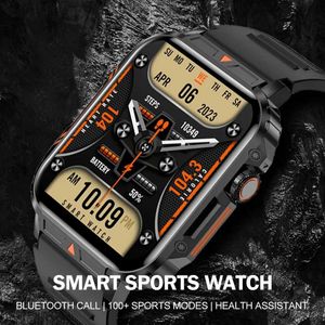 Wristwatches Outdoor Sports Smart Watch 1.95 HD Color Screen Bluetooth Call Smartwatch Health Monitoring IP68 Waterproof Fitness Tracker 24329