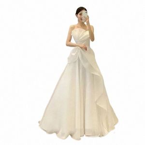 ofallsis French Style Strapl Light Wedding Dr 2023 Summer Bride French Travel Shoot Simple Outgoing Welcome Fairy Dres c8IR#