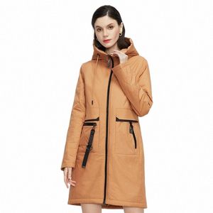 Gasman 2022 Neue Damen Herbstmantel LG Thin Cott Parka Casual FI Damen Trench Hochwertige Frühlingsjacke 81872 N8eV #