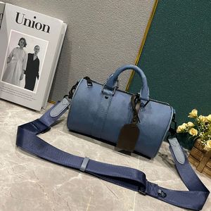 Designers de alta qualidade bolsa homem bolsa ombro clássico bolsas luxo couro barril em forma tote moda mulher crossbody saco