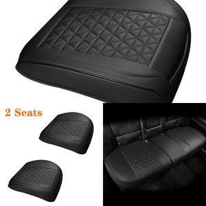 Upgrade Waterproof PU Car Seat Cover Protector Auto Seat Cushion Mat Breathable Car Front Rear Back Seat Cover Universal Car Accessories