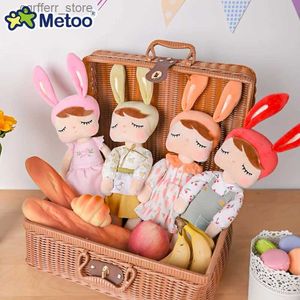 Animais de pelúcia de pelúcia 2023 New Metoo Angela Doll Kawaii Backed Animals Kids Kids Toys macio para meninas crianças240327