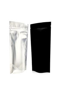 Sacos Mylar vazios meio transparentes Califórnia SF à prova d'água à prova de poeira e cheiro à prova de cheiro Pacote com zíper Stand Up Bag5231900