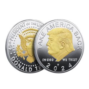 2024トランプはアメリカを取り戻すコイン米国大統領工芸品のお土産0417A