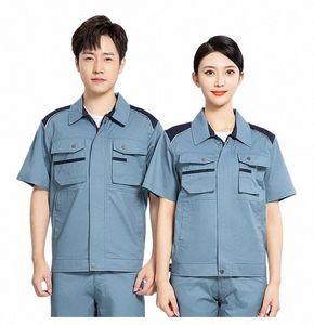 fi Design Abbigliamento da lavoro Set Colore Ctrast Uniformi da lavoro resistenti all'usura di alta qualità Riparatore Abiti da lavoro Officina 35eZ #