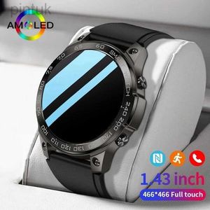 Zegarek 2024 AMOLED SMART WATM MEN ZAWSZE WYDAJNOŚĆ HI-FI VOITAL Call Watches Wathes IP68 Waterproof Smartwatch dla Huawei Xiaomi iPhone 24329