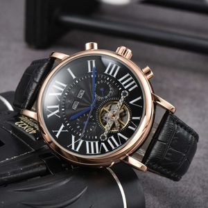 Fashionable and Popular Hollow Flywheel Double Sided Fully Automatic Mechanical Waterproof Steel Band Men's Watch