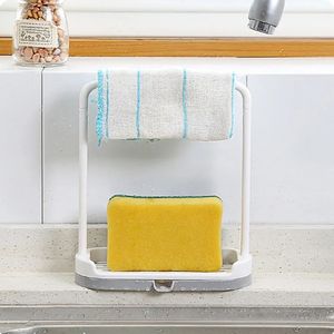 2024 New kitchen storage sponge holder Hanging Bathroom Kitchen Utensil Box Hot Rag Storage rack rangement cuisine