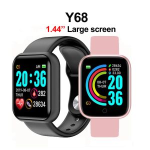 Smart Watch Y68 Männer Frauen Armbanduhr D20 Smartwatch Electronic Clock Fitness Monitor Geburtstagsgeschenk für Xiaomi Huawei Armband