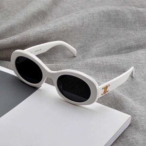 CELIES New Triumphal Arch 40194 Photography Cats Eye White Sonnenbrille Damen Sonnenbrille Anti UV und Anti starkes Licht