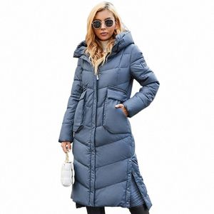 Gasman 2022 New Women's Winter Down Jackets fi Elegant Lg Slim Parkas Brand High Quality M WindProof Coat Women 21362 F8FI＃