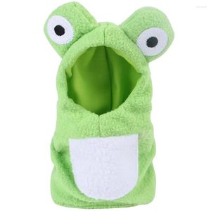 Dog Apparel Funny Pet Birds Clothes Cross-Dressing Cute Costume Frog Style Halloween Parrot Clothing Party Pets Surface Polar Fleece