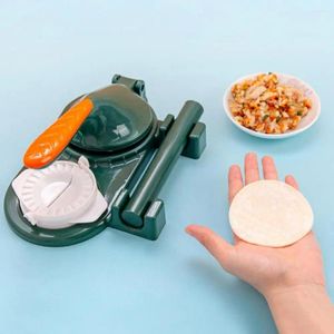 Baking Tools Dumpling Maker Non-slip Ergonomic Handle Concave Design Splash-proof BPA Free Plastic Manual Press Pierogi Mold Kitchen Tool