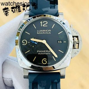 豪華なデザイナーパネル腕時計ウォッチ44mm 1950シリーズPAM01351自動機械メンズ防水ステンレス鋼