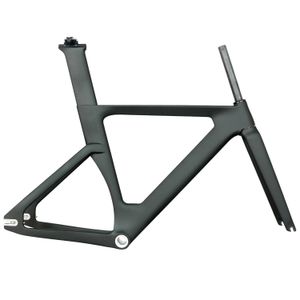 Cykelramar Toray Carbon Fiber T800 Track Frame Road Fixed Gear Rams med gaffelstol Post Bicycle TR013 Drop Delivery Sports Outdoo Dhduh