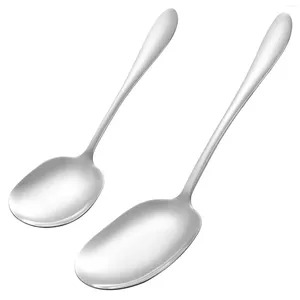 Spoons Stainless Steel Serving Soup Flatware Home Tableware Kitchen ScoopsMöbel & Wohnen, Kochen & Genießen, Küchenhelfer!