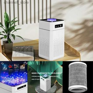 Air Purifiers Air purifier removes smoke odor formaldehyde negative ion generator portable air cleaner with highefficiency filter suitable for car rooms and kitch