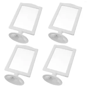 Quadros 4 pcs PO Frame Picture Wedding Picture Stand Stand Colorful Tabletop Double -sidelaed Platical Standing Display