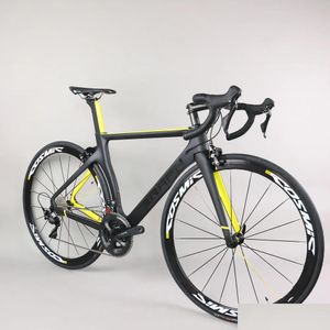 Rowery 22 prędkość hamulca hamulca droga pełna rower TT-x2 z Shiman0 105 R7000 GroupSet Rozmiar 46/48/50/52/54 cm Dostawa upuszczania Sports Out Dhgvu