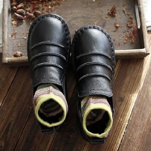 Buty swobodne Careaymade-genuine skórzana żeńska wypoczynek czysty ręcznie robiony mieszkania sztuka miękkie dno wygodne