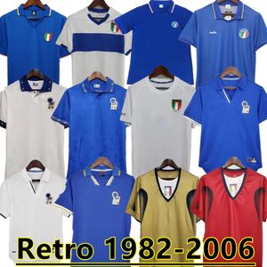 1982 Italys Retro Futbol Forması 1990 1996 1998 2000 Ev Futbol 1994 Maldini Baggio Donadoni Schillaci Totti del Piero 2006 Pirlo Inzaghi Buffon 888888