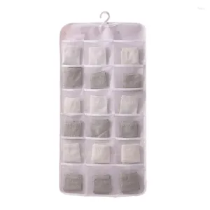 Storage Bags Bra Organizer Wardrobe With Muti-Pocket Non-woven Cloth Space Saver Bag Lingerie For Socks Underpants