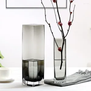 VASES NORDIC RAUND CRYSTAL PLANT HIDROPONIC PEDESTAL DRY FLOWER WEDDING CENTERPIECES GLASS VASE for Home Decor