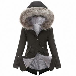 Zimowe kurtki dla kobiet 2023 PARKA MUJER LG Cold Coat Parkas Largas armi