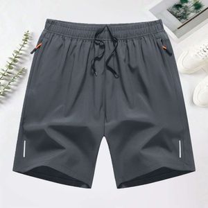 Shorts for Men's Summer Ice Thin Outerwear Quick Drying Loose Basketball Pants, Five Point Casual Sports Shorts