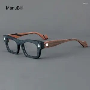 Sunglasses Frames Japanese Style Acetate Glasses Frame Wood Grain Myopia Computer Eyeglasses Eyewear Customize Prescription Spectacle Gafas