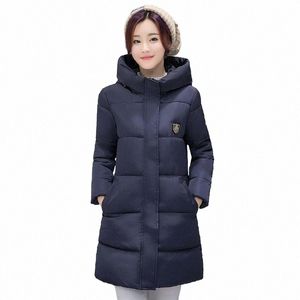 2024 neue Winter Fi Winter LG Daunenjacke Frauen Mit Kapuze Dicke Daunen Parka Wintermantel Frauen S-3XL S9fx #