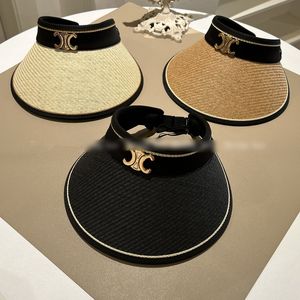 Mens Caps Designer Sun Visor For Women Visors Fashion Hats Empty Top Casquette Baseball Cap Womens Visors Unisex Luxury Bucket Hat
