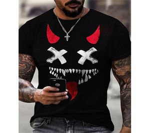 Dark Wind Men's 3D Printed T-Shirt Visual Impact Party Top Streetwear Punk Gothic Round Neck High Quality Aman Muscle Style Short Sleeve3339125