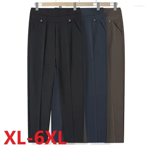 Women's Pants 2024 Autumn Women Trousers Oversize Elastic High Waist Loose Casual Middle-aged Female Winter Warm Stretch