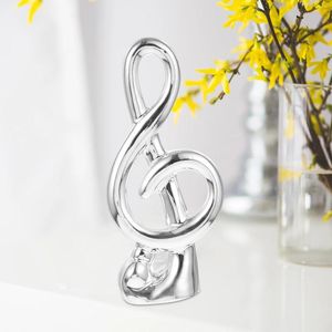 Decorative Figurines Piano Musical Note Ornaments Home Decor Table Centerpiece Ceramics Statue Sculpture