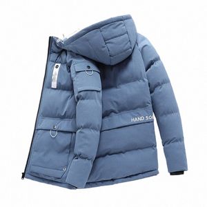 popular Solid Color Warm Winter Jacket Men's Thick Keep Warm Loose Cott 2020 Brand Down & Parka Coat Oversize 6XL 7XL 8XL c2mS#