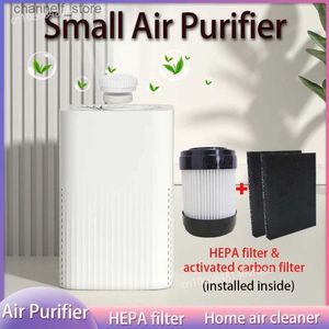 Air Purifiers Portable Air Purifier Freshener HEPA Filter Air Cleaner Remove Peculiar Smell Second hand Smoke for Home Bedroom OfficeY240329