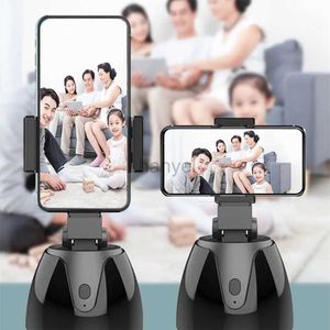 Selfie Monopods Q1 Automático Smart Selfie Stick Rotação de 360 ​​graus Suporte para telefone móvel Câmera de rastreamento facial Gimbal para câmera de gravação de vídeo 24329