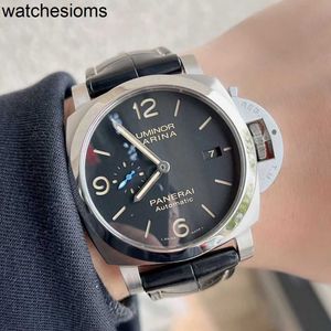 ساعة Panerass Wristwatches مشاهدة الأزياء الفاخرة الشهيرة سلسلة 44 مم الدقة الصلب التلقائي الميكانيكي PAM01312 مصمم مقاوم للماء مقاوم للصدأ