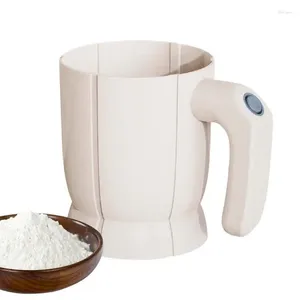 Ferramentas de cozimento Peneirador de farinha de cozinha Ajuda fácil de usar elétrico para pão em pó açúcar bolo refrigerante