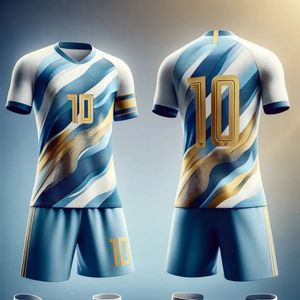 Maglie da calcio per bambini Uomo Ragazzi Set di vestiti da calcio Manica corta Uniformi per bambini Tuta per adulti Maglia 240318