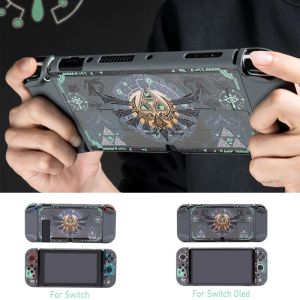 Hüllen PC Matte Hard Cover Crystal Shell Full Back Protector für Nintendo Switch/NS Oled JoyCon Controller Schutzhülle Game Skin Case